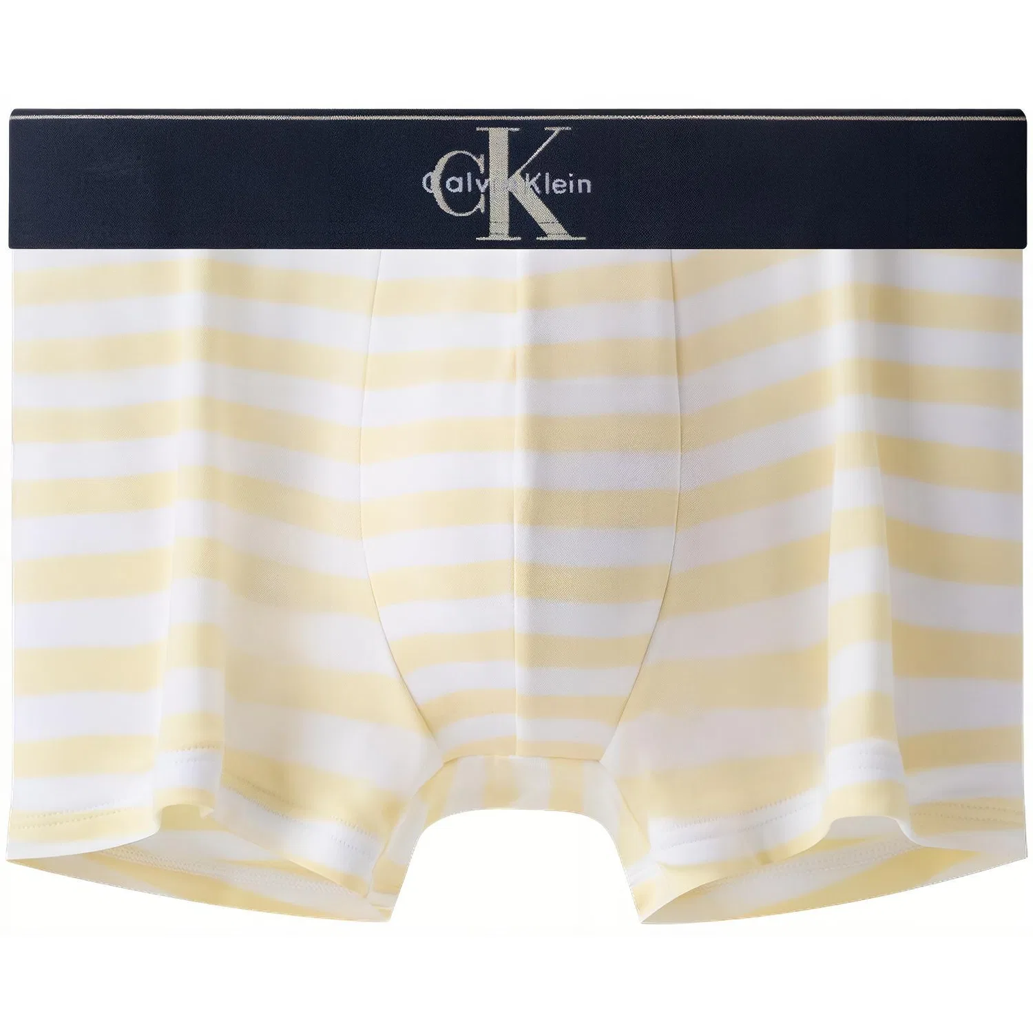 Мужские боксеры с принтом Calvin Klein, Yellow White Stripes