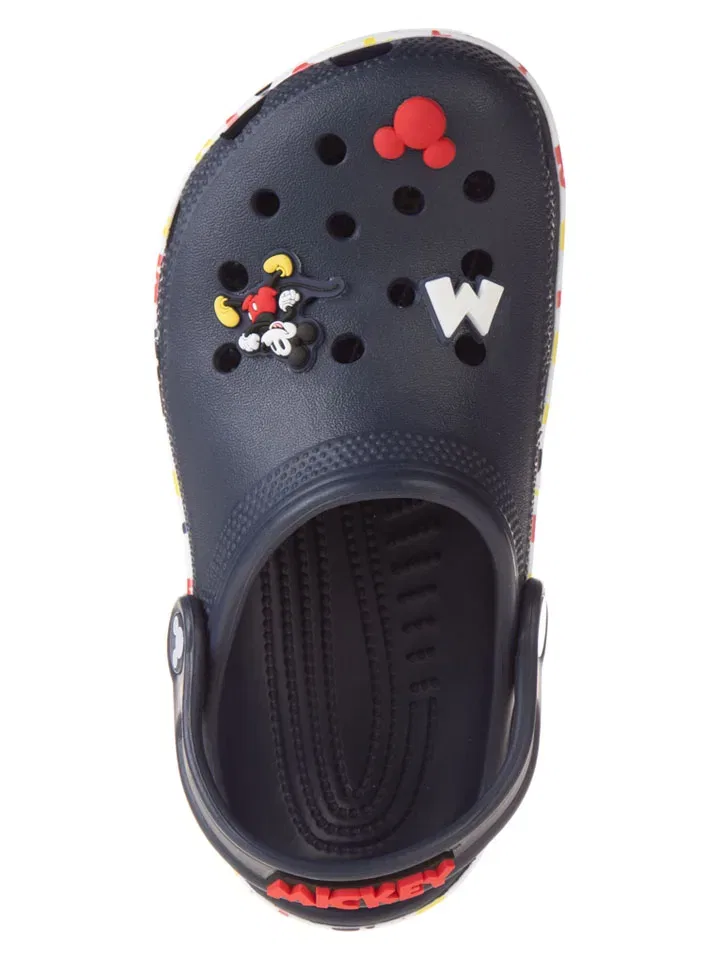 Сабо с принтом Mickey Friends Crocs, темно-синий — фото 4