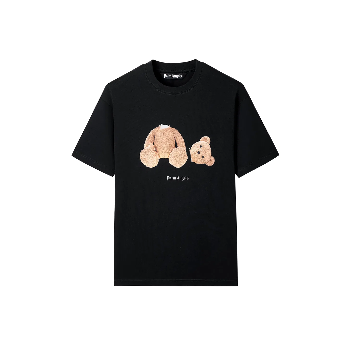 Детская футболка с круглым вырезом Белая PALM ANGELS — фото 3