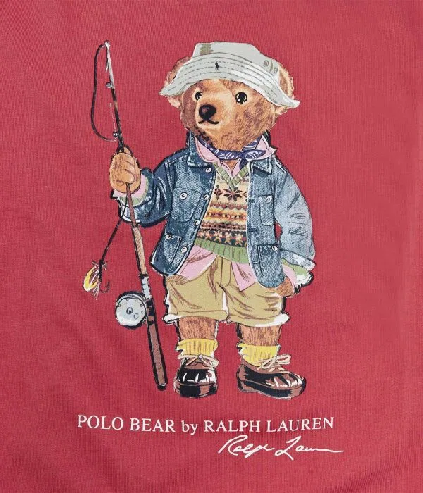 Детская футболка с круглым вырезом Polo Ralph Lauren, Rosa — фото 4