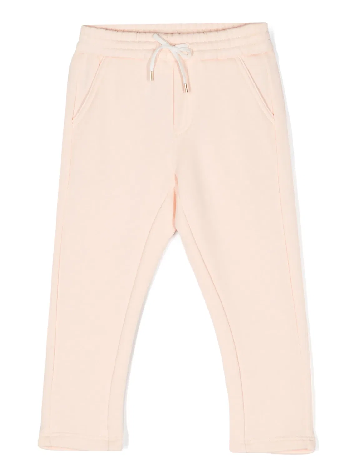 Брюки с вышитым логотипом Chloé, розовый