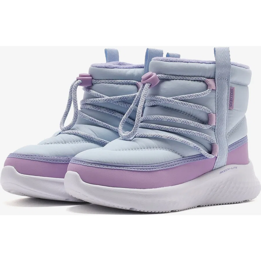 Ботинки детские с принтом Hyper Phase Skechers, Черный — фото 3