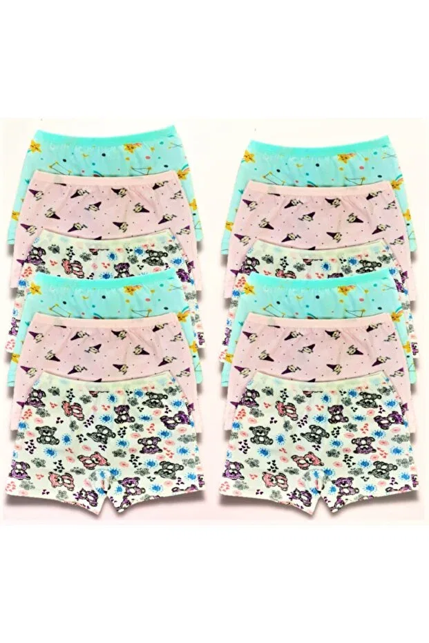 Детские боксеры для мальчиков хлопковые комплект 12 штук Adn Underwear, Mixed