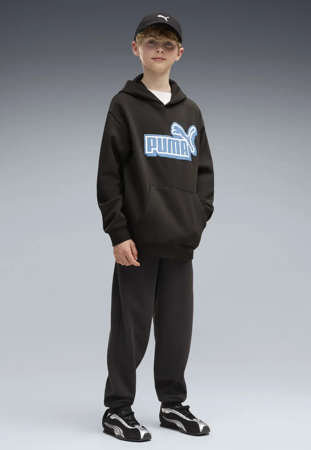 Худи Essentials Logo Lab свободного кроя - худи Puma, Black — фото 3