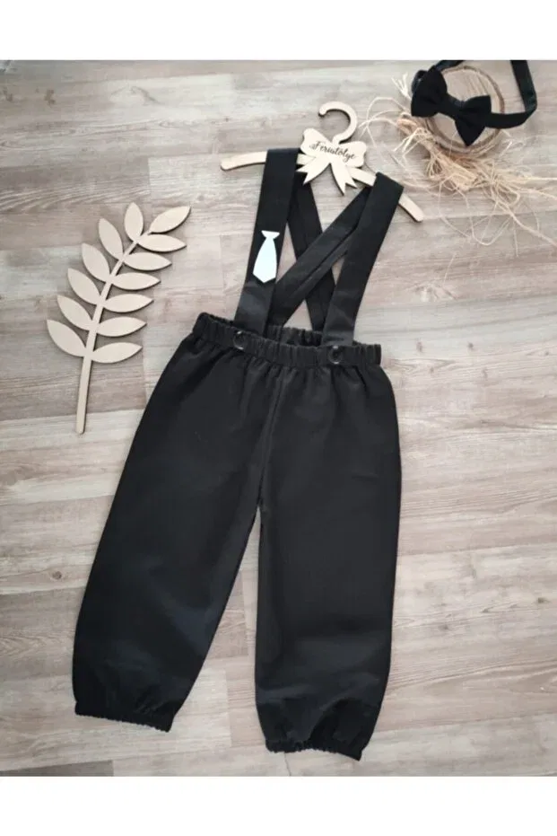Детский комбинезон для мальчиков хлопковый Feriatolye, Black