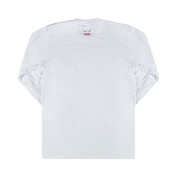 Футболка Supreme Mike Hill Snaketrap Long-Sleeve T-Shirt 'White', белый — фото 3
