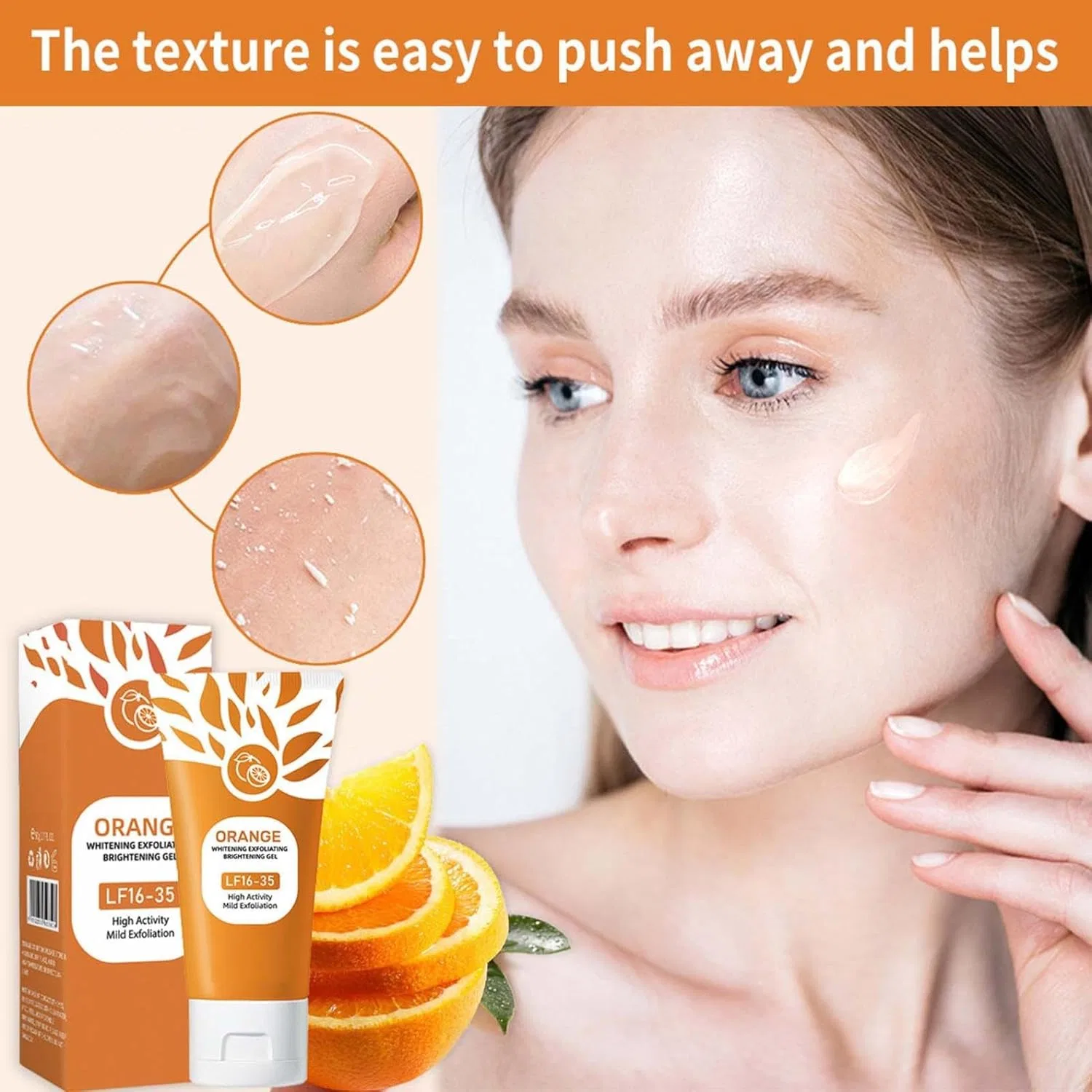 Скраб-гель для лица Natural Orange Exfoliating Gel, 50 мл Generisch — фото 2