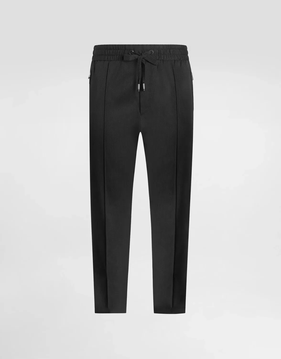 Брюки-джоггеры из технической шерсти Dolce & Gabbana, серый