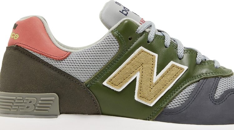 Кроссовки New Balance 670 Made in England 'Green Grey', зеленый — фото 3
