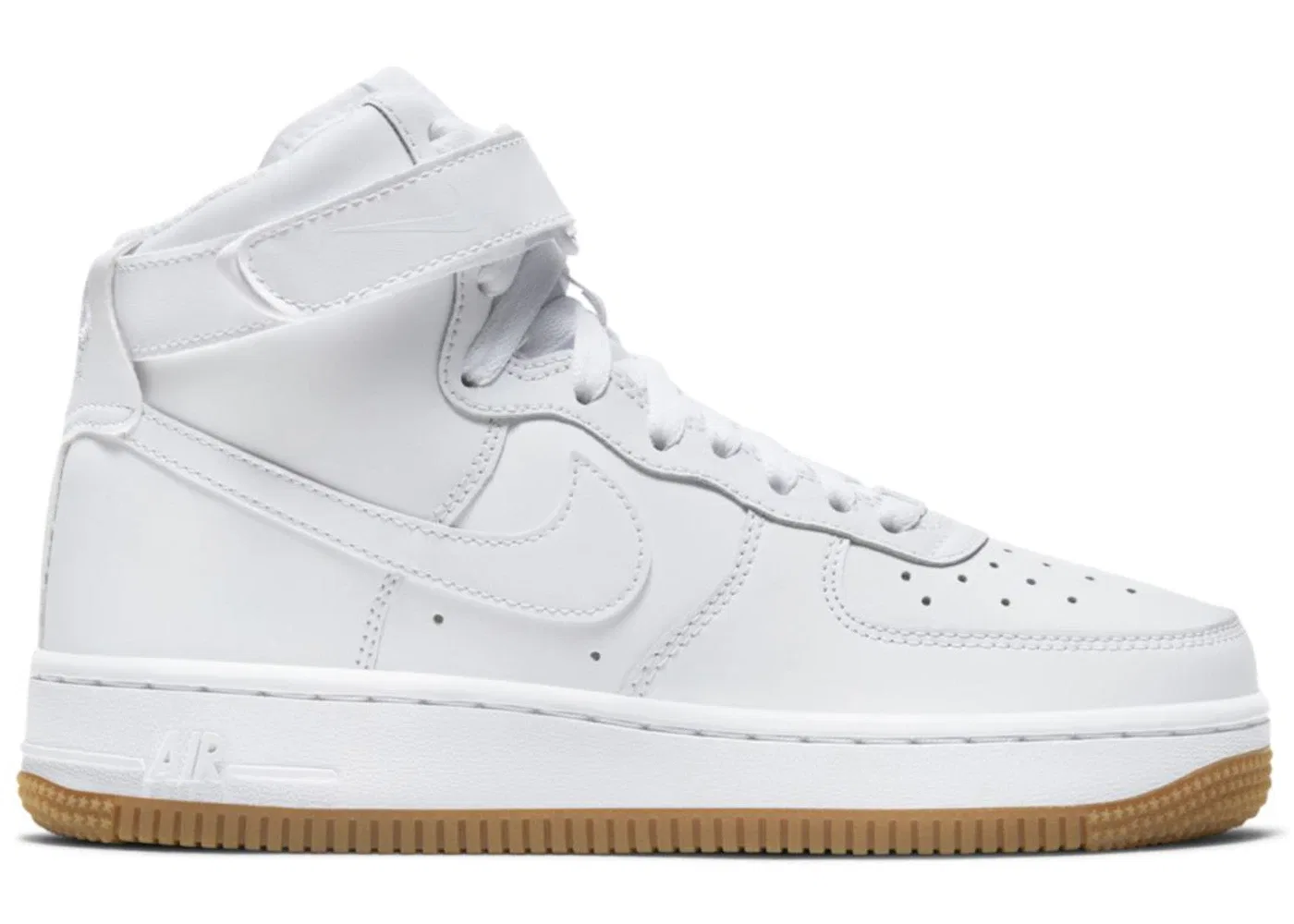 Детские кроссовки Lifestyle Nike Air Force 1 High, White/Gum Light Brown/White