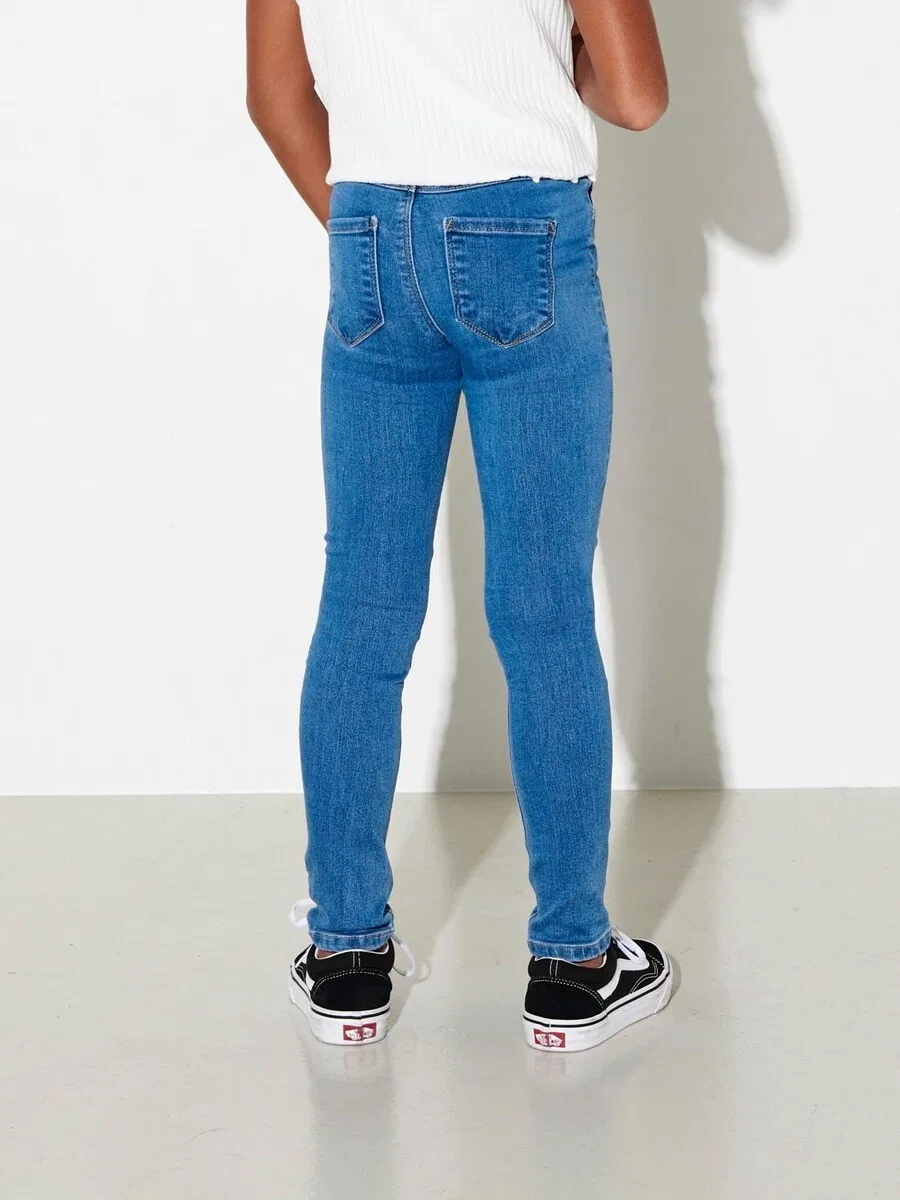 Джинсы ONLY GIRLS Slim fit 'Rain' синего цвета — фото 4