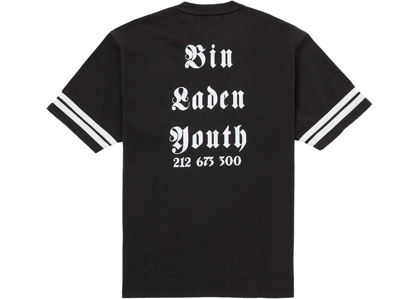 Мужская футболка с принтом Supreme Dash Snow S/S Top, Black — фото 2