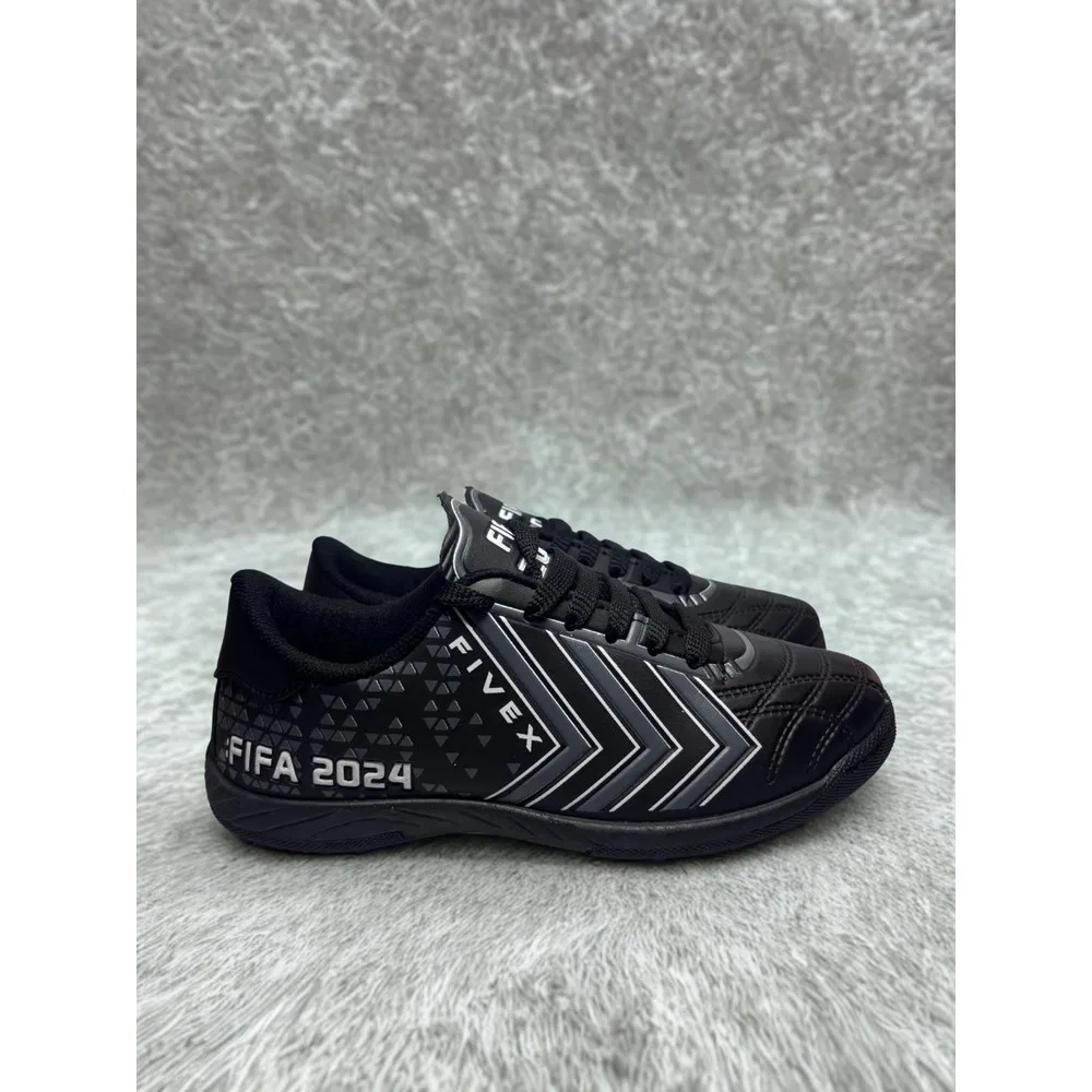 Детские футбольные бутсы для зала с шипами Unisex Black Crybrands — фото 2