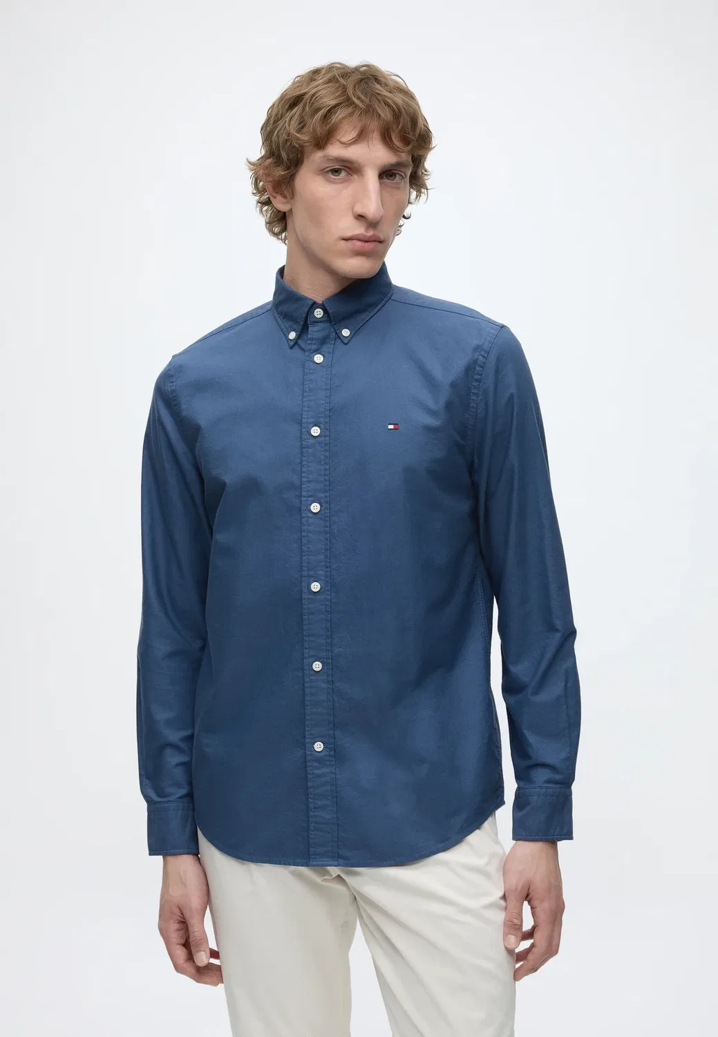 Рубашка Solid heritage oxford rf - рубашка Tommy Hilfiger, Aegean Sea