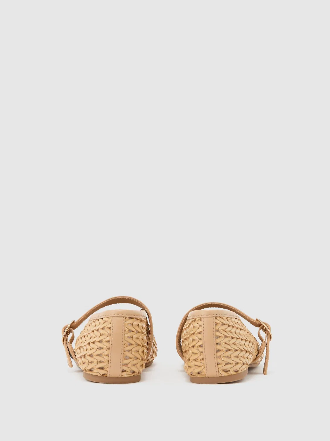 Балетки тканые Klara Reiss, Neutral — фото 3