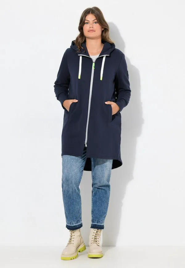 

Толстовка с длинными рукавами и застежкой-молнией Laurasøn, Marine, Синий, Толстовка с длинными рукавами и застежкой-молнией Laurasøn, Marine