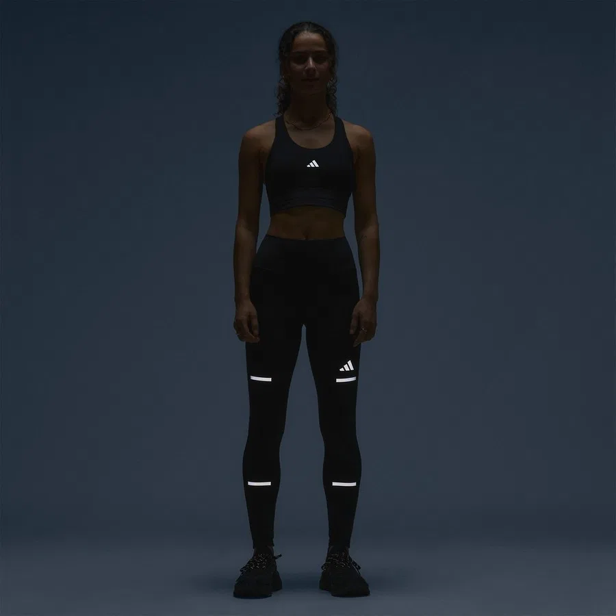 Леггинсы с утеплением ClimaWarm+ adidas, Черный — фото 4