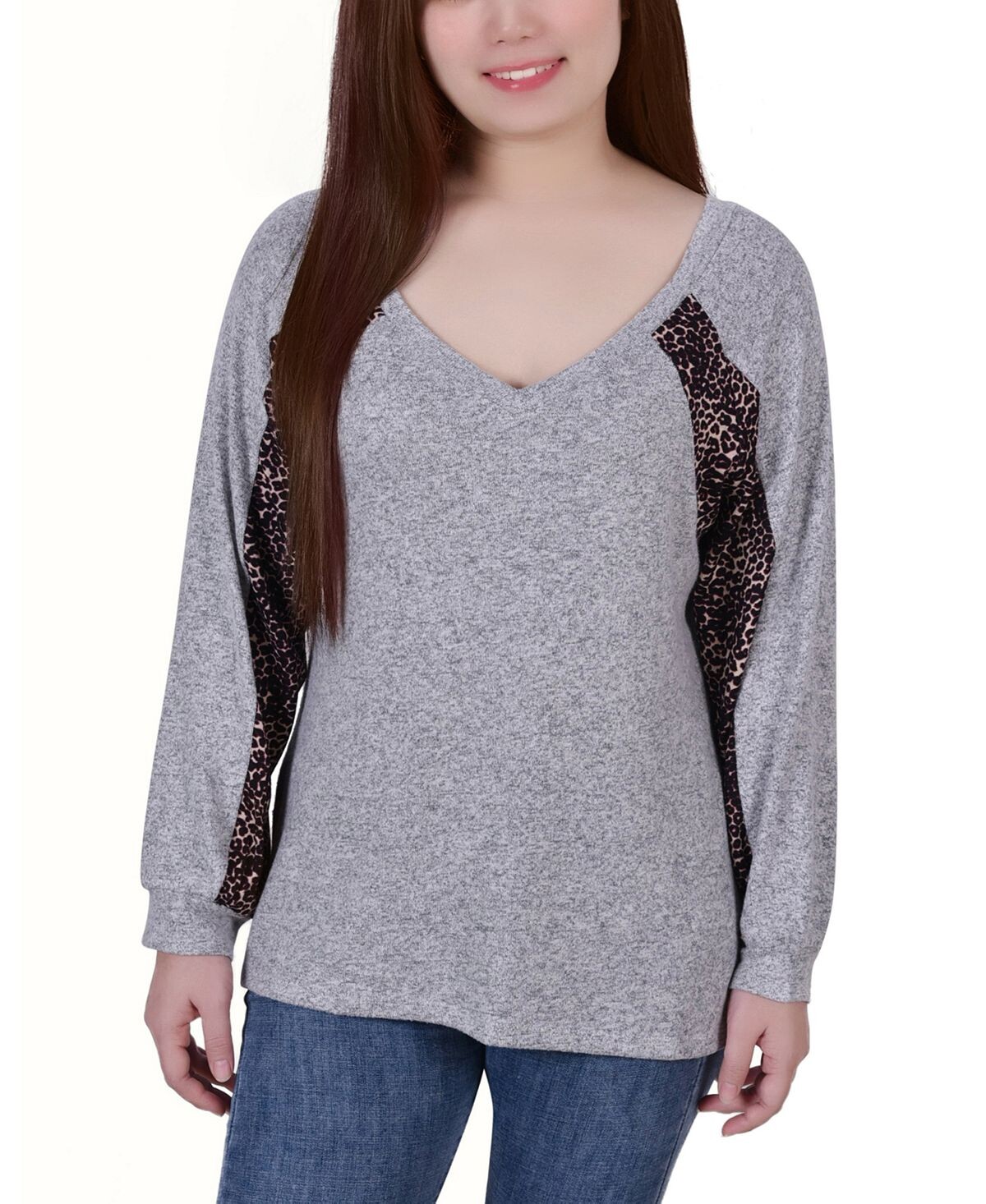

Миниатюрный комбинированный топ NY Collection, мульти