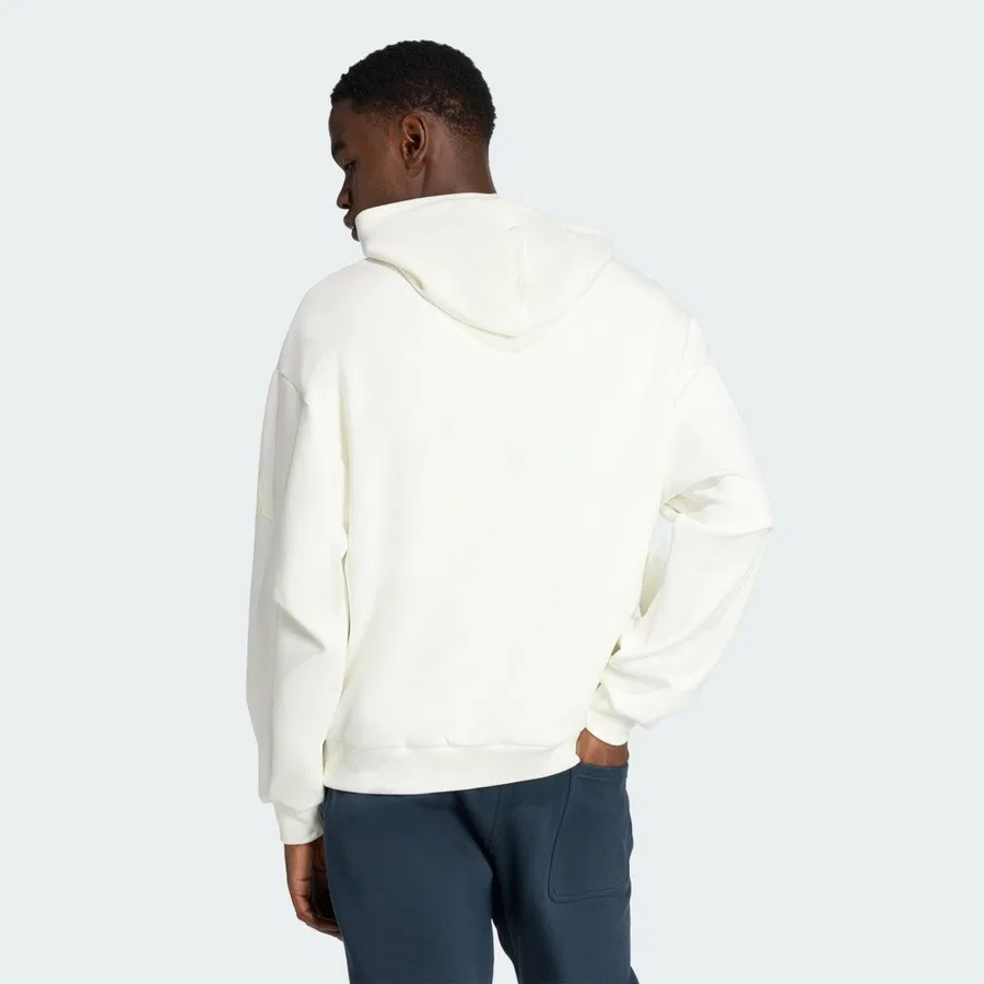 Худи из мягкого спейсера с капюшоном Sportswear Soft Lux adidas, Белый — фото 2