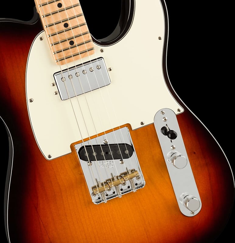 Fender American Performer Telecaster с кленовой накладкой хамбакер, 3 цвета Sunburst American Performer Telecaster  with Humbucking Maple Fingerboard 3-Color Sunburst — фото 3