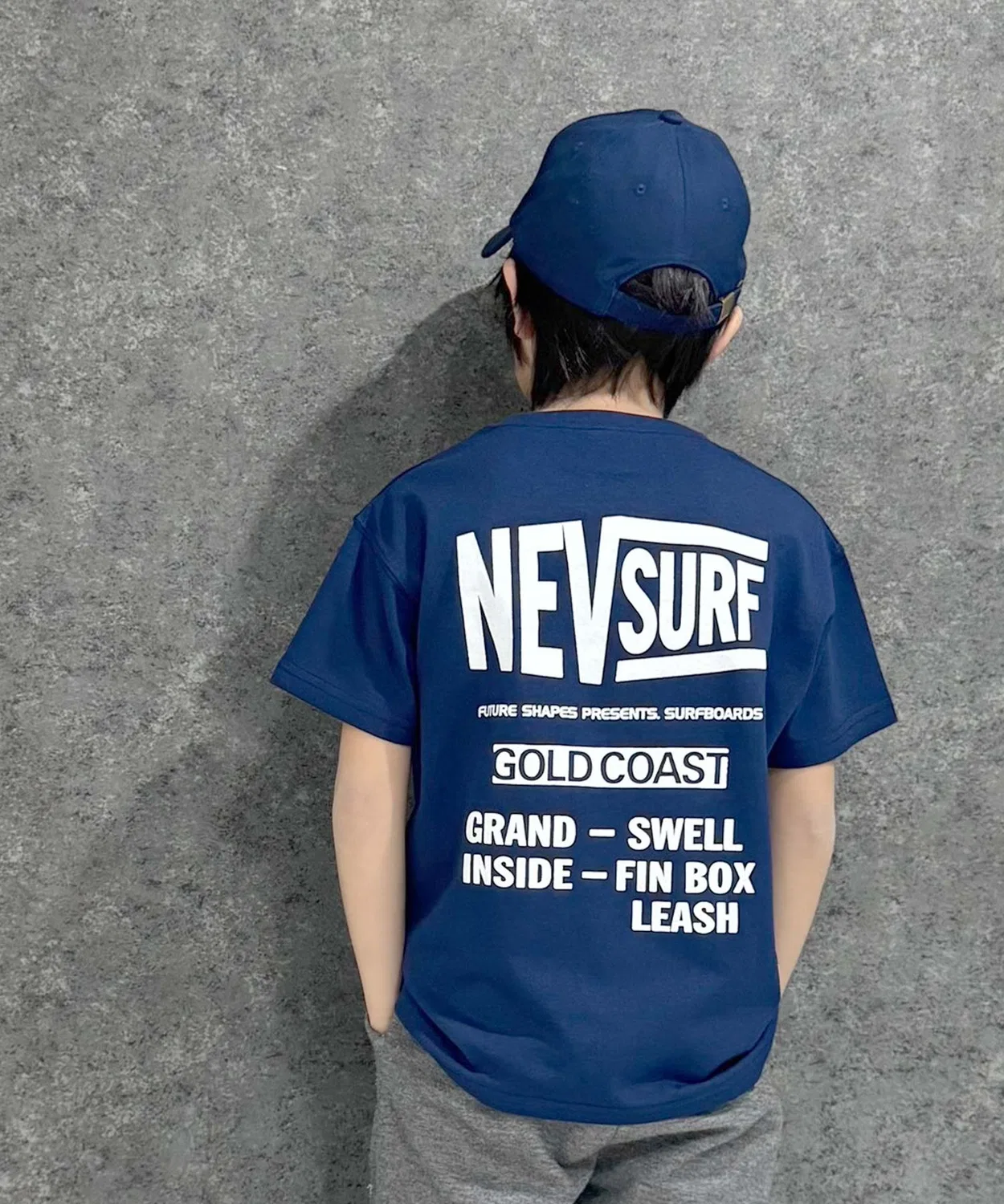 Детская футболка с принтом NEVSURF FUNALIVE, Orange — фото 4