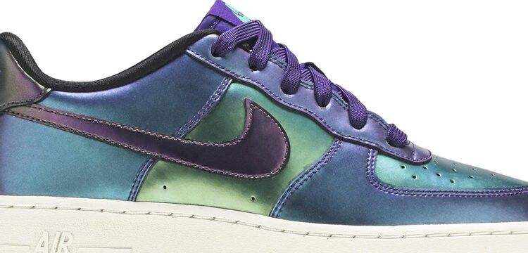 Кроссовки Nike Air Force 1 Low LV8 GS 'Purple Neptune Green', фиолетовый — фото 3