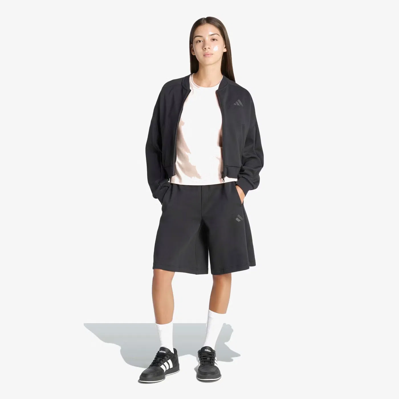 Футболка с принтом 3-Stripes Future Icons Adidas, розовый — фото 4