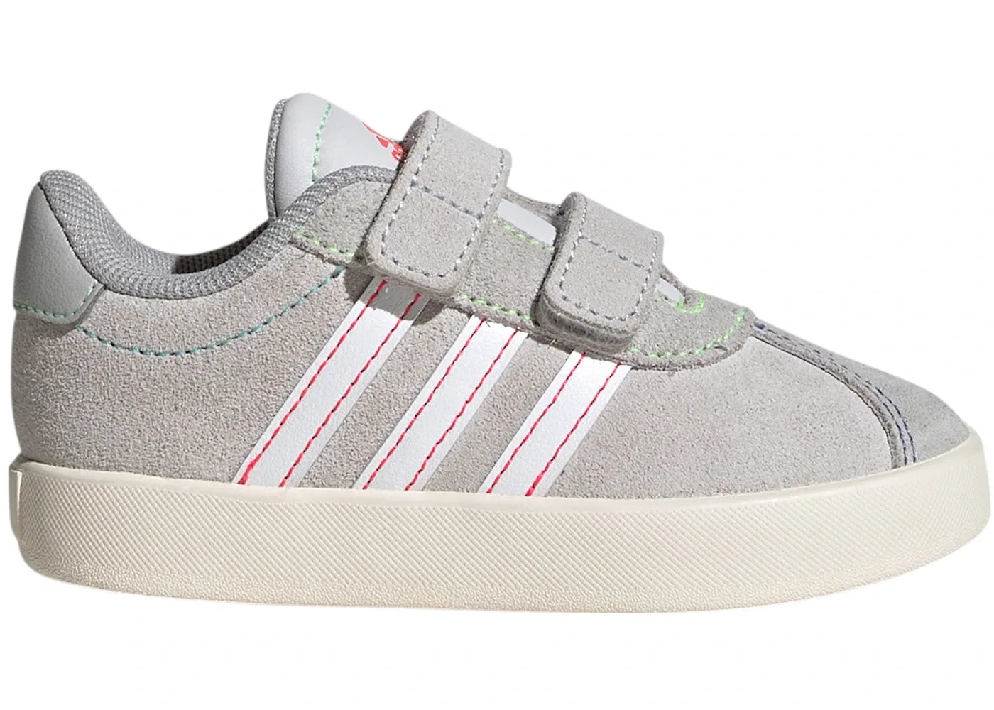Детские кроссовки Lifestyle Adidas VL Court 3.0, Dash Grey Cloud White Lime Burst