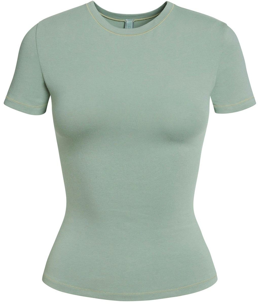 

Футболка Skims Cotton Jersey, зеленый