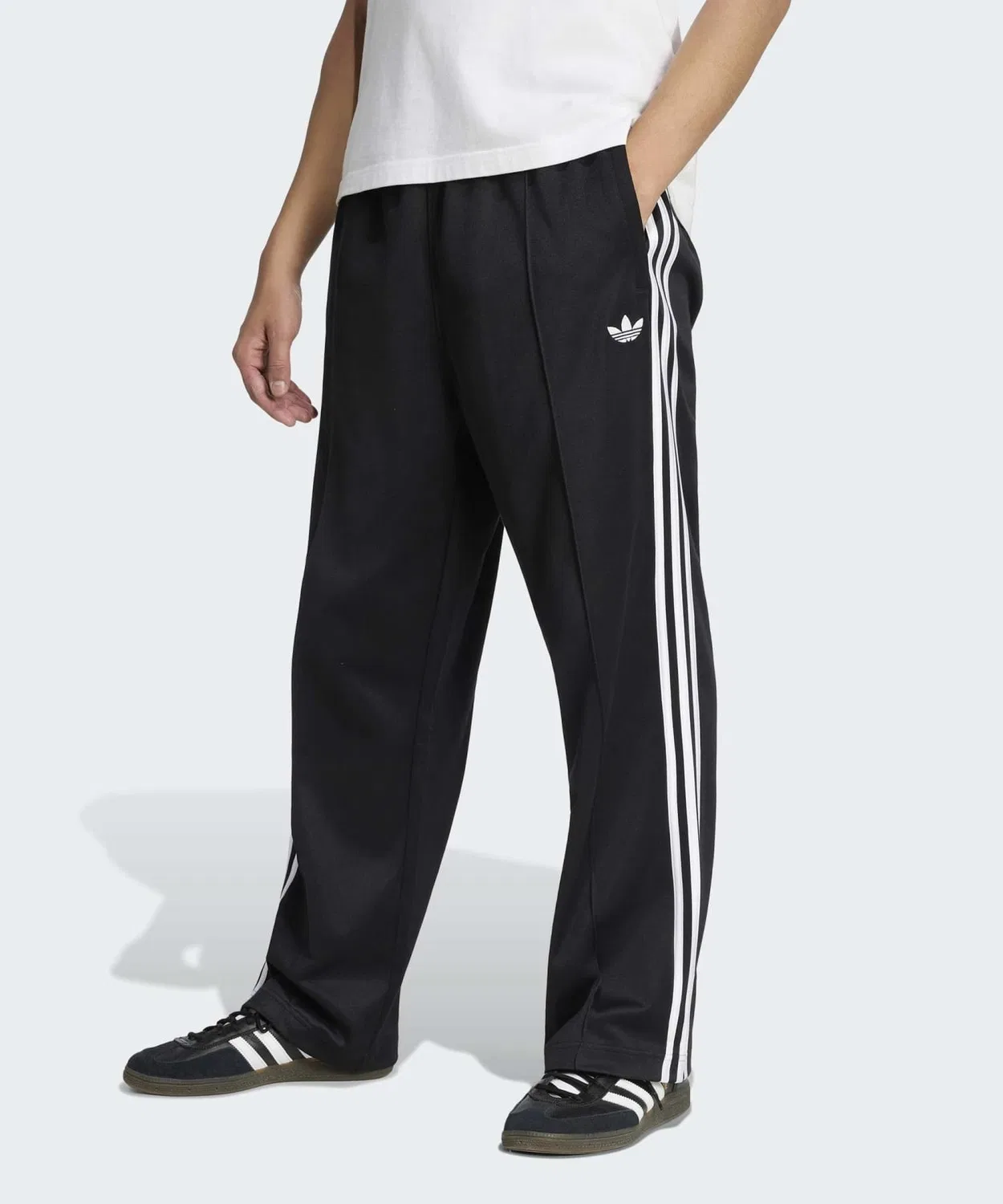 Мужские спортивные штаны с регулируемым поясом Firebird Track Pants Adidas, Black — фото 3
