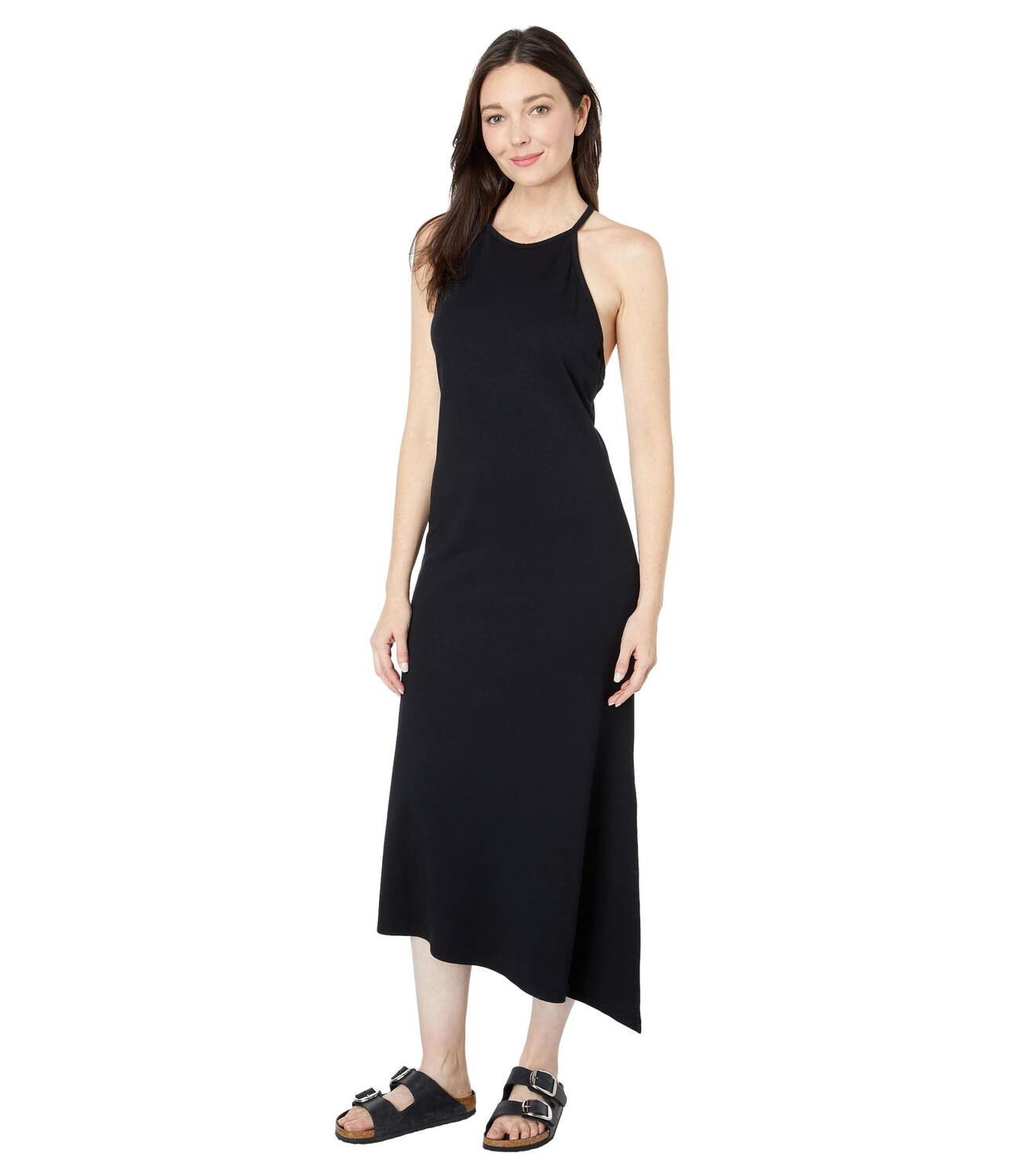 

Платье SUNDRY, Open Back Asymmetrical Dress in Cotton Modal