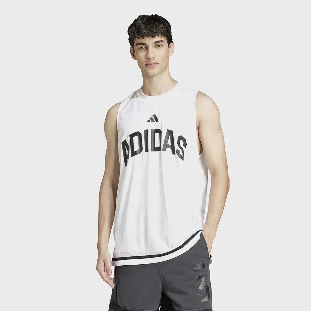 Мужская белая спортивная майка Essential US от Adidas