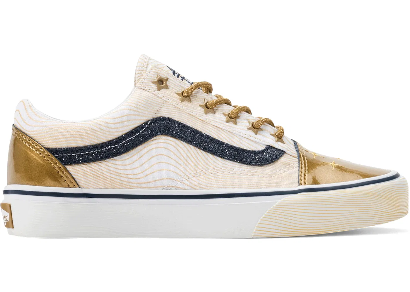 Детские кроссовки Lifestyle Vans Old Skool, Golden White