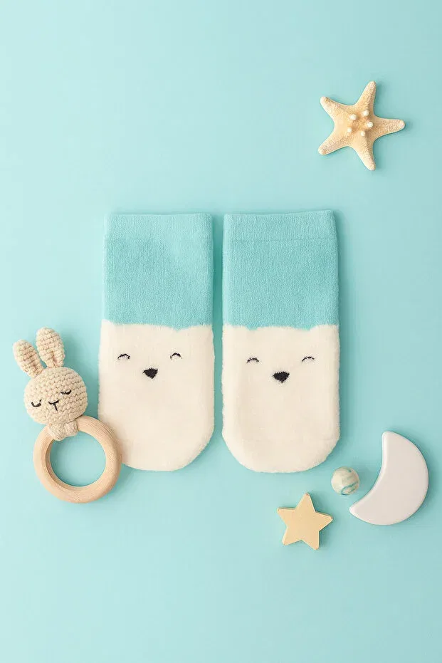 Детские носки с принтом Bony Socks, Blue