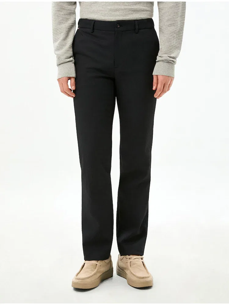 Брюки текстурированные Denton Fit TOMMY HILFIGER, Navy — фото 3