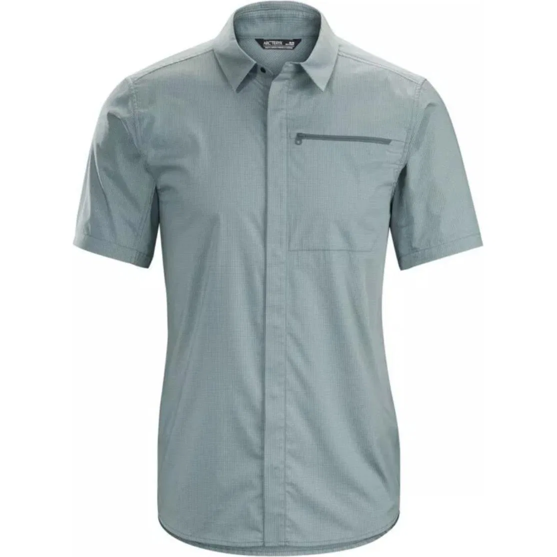 Мужская рубашка с воротником-стойкой Arcteryx ERIS, Mechanical Gray/Robotica