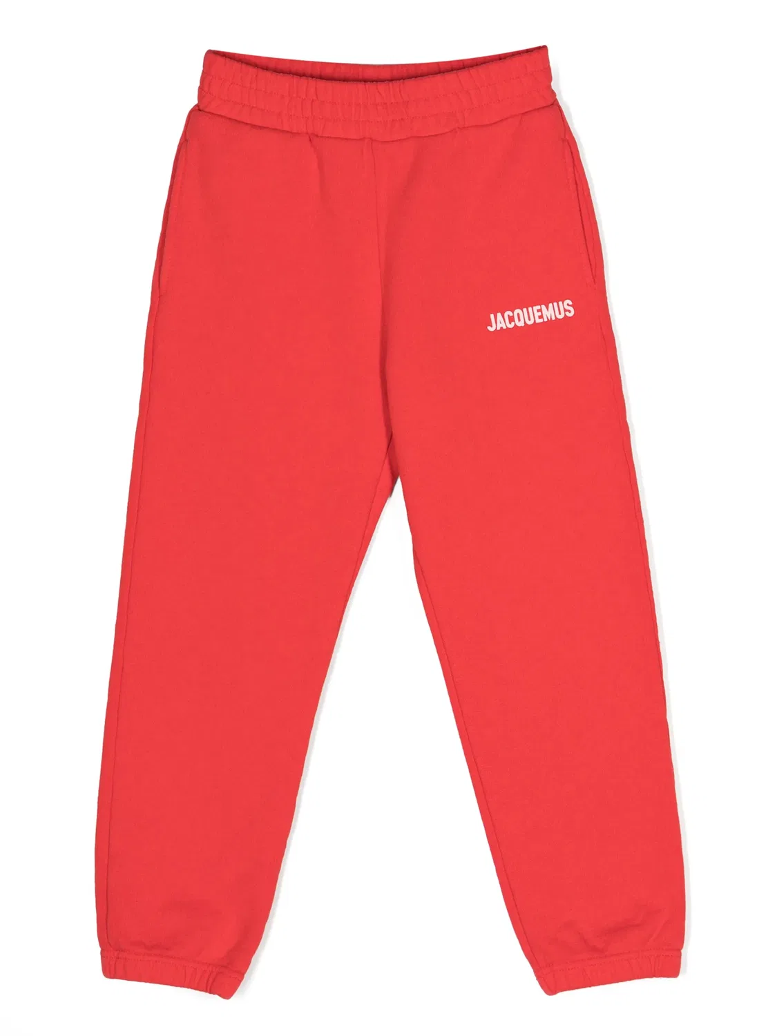 Хлопковые трековые брюки Le Jogging Jacquemus, красный