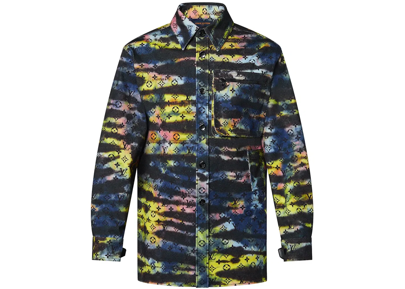 Мужская рубашка с принтом Shirt Louis Vuitton, Multicolor