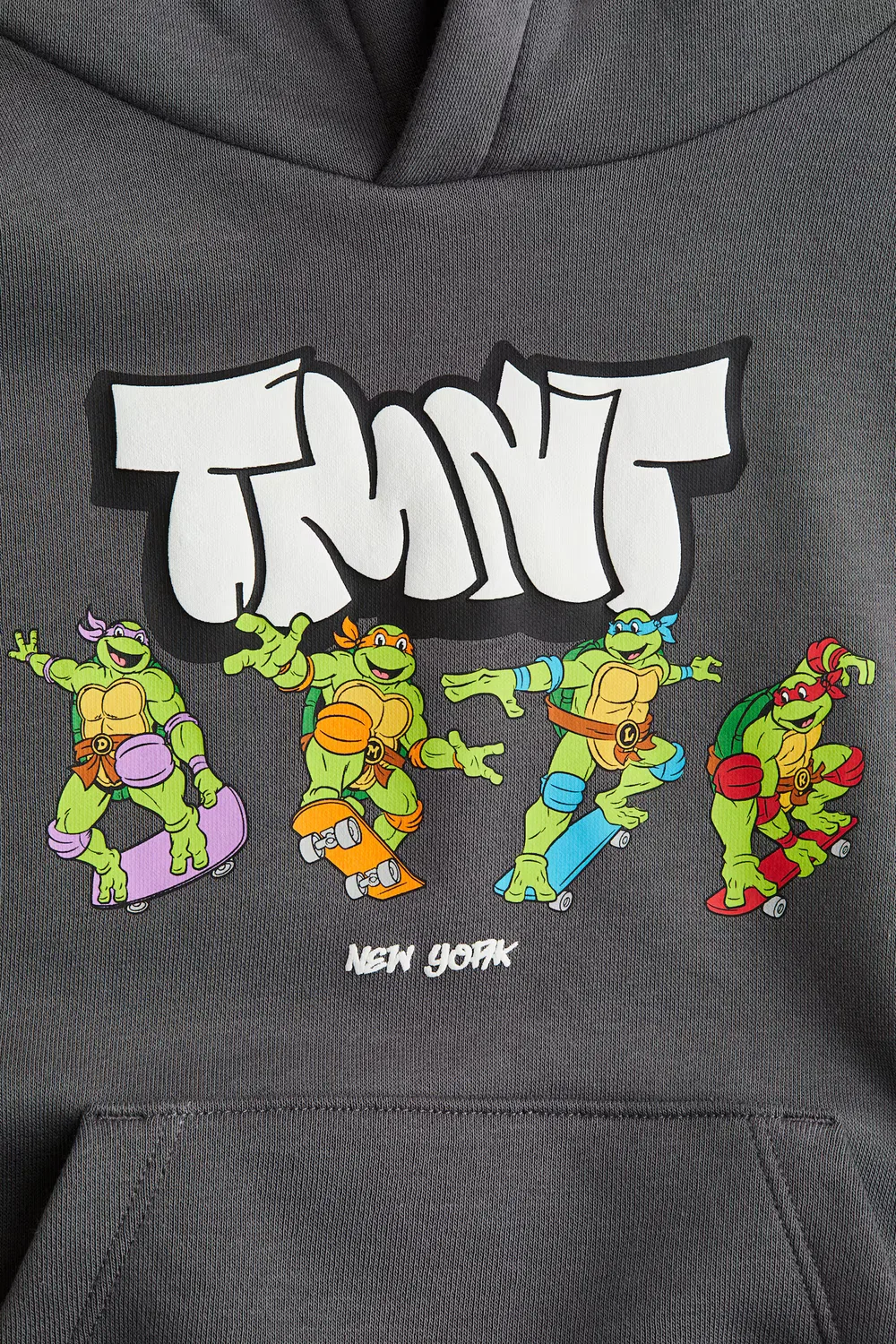 Худи с принтом H&M, Dunkelgrau/Tmnt — фото 2