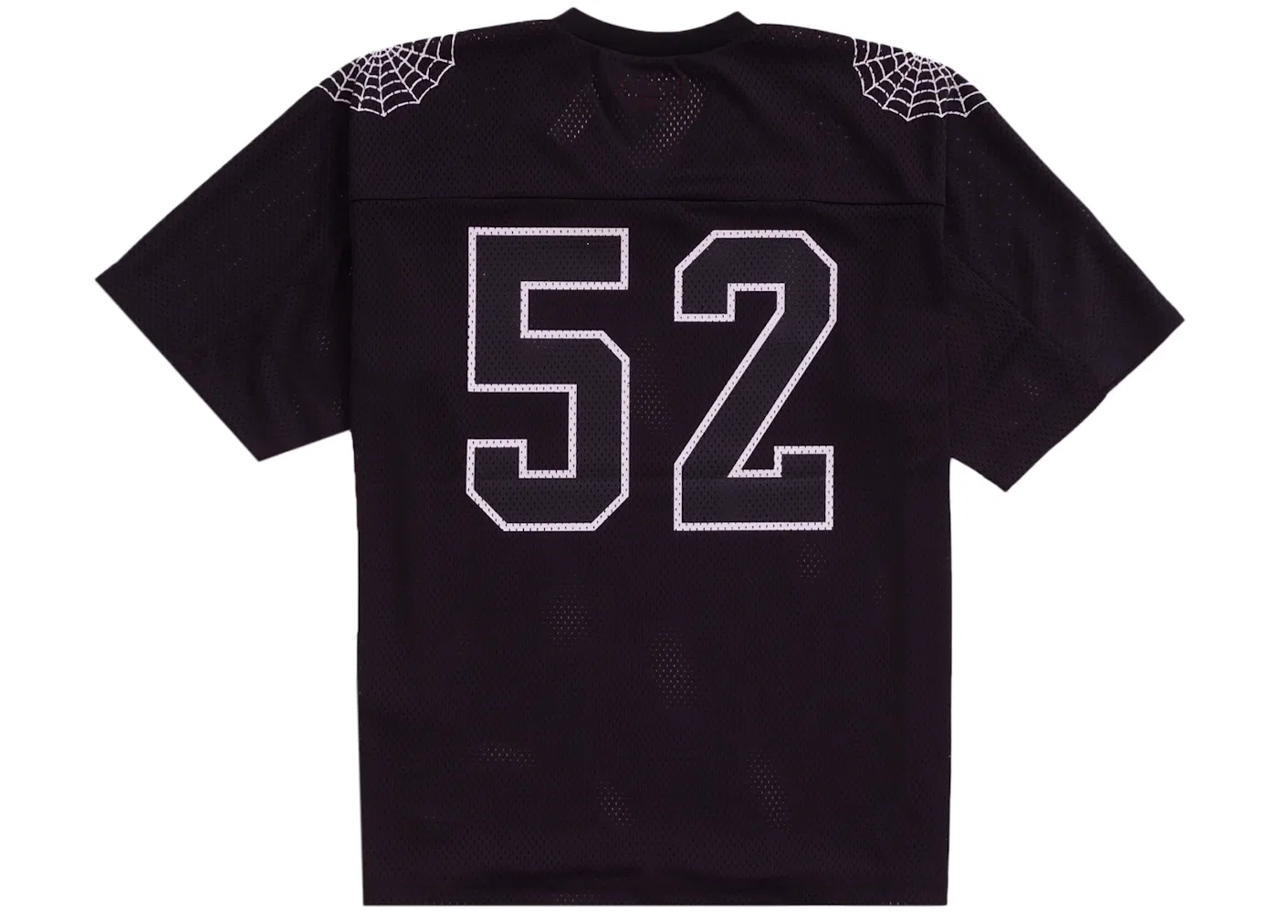 Мужская футбольная джерси с паутиной Supreme, Jersey Supreme, Black — фото 2