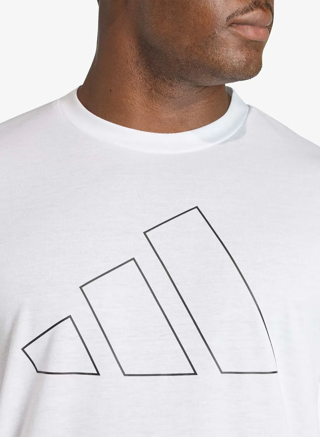 Футболка с принтом We fr bl t Adidas, белый — фото 3