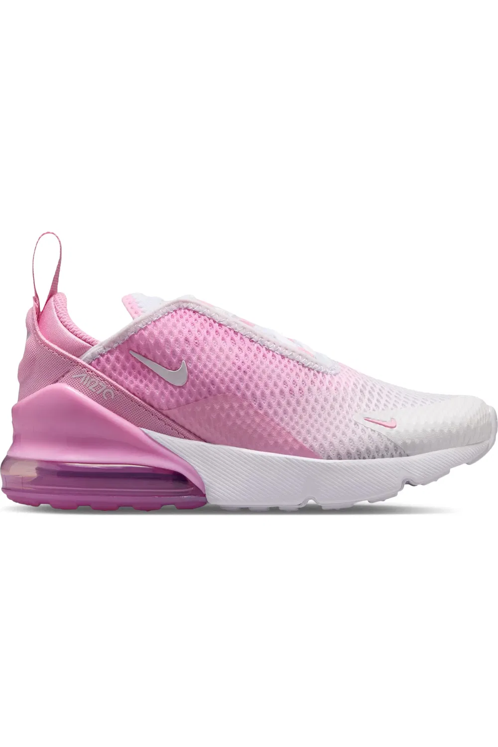 Детские кроссовки с амортизацией Air Max 270 Nike, 604 Pnkris/White — фото 3