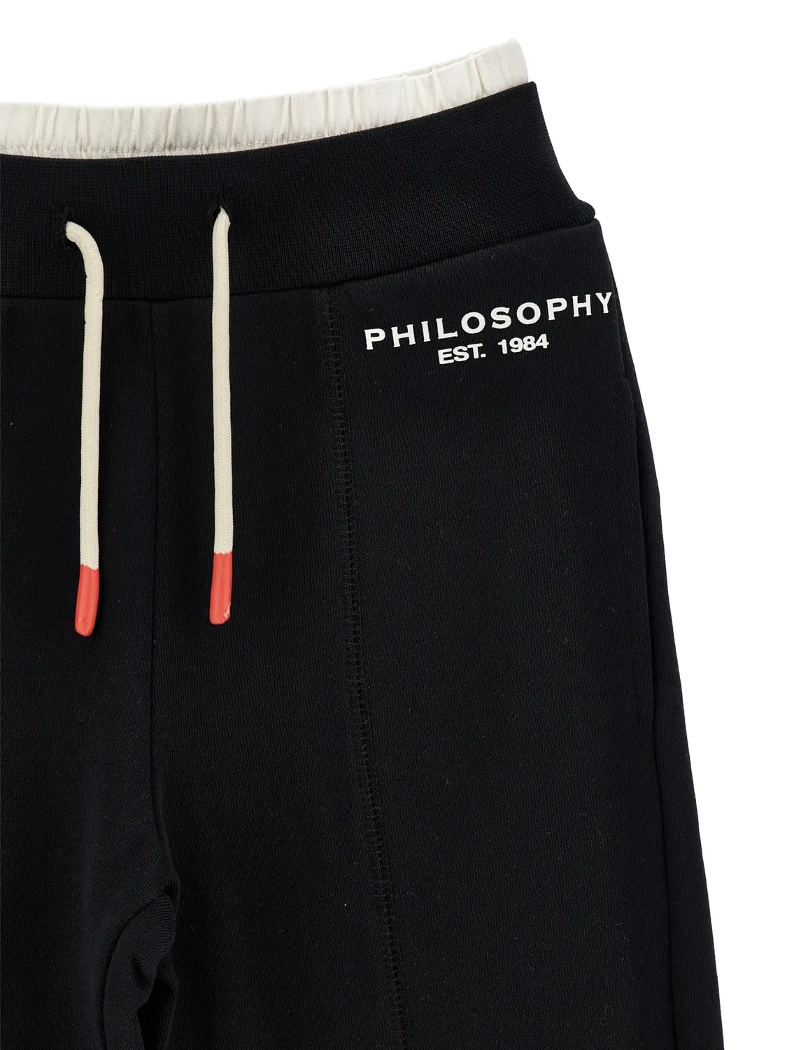 Расклешенные брюки с логотипом Philosophy Di Lorenzo Serafini Kids, черный — фото 3