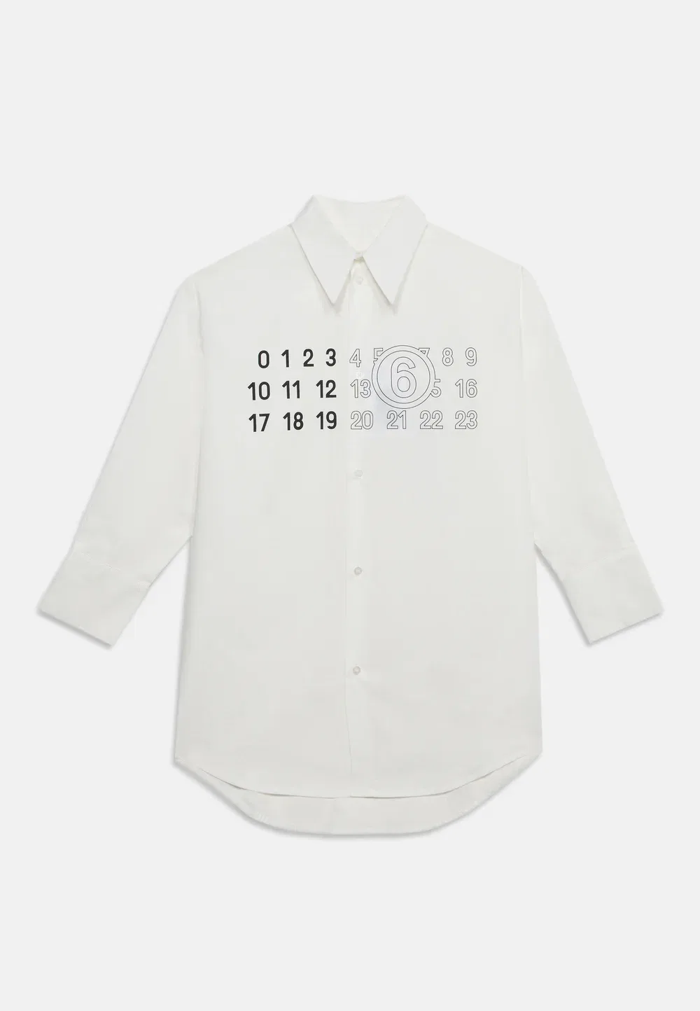 Унисекс - рубашка Mm6 Maison Margiela, White