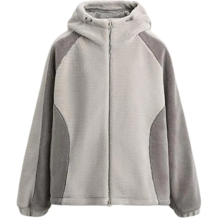 Мужская куртка с капюшоном Frosted White ZARA, Белый