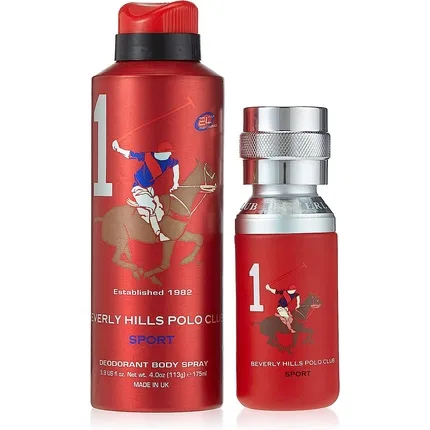 Подарочный набор туалетная вода и дезодорант Beverly Hills Polo Club Sport, 50 мл + 175 мл