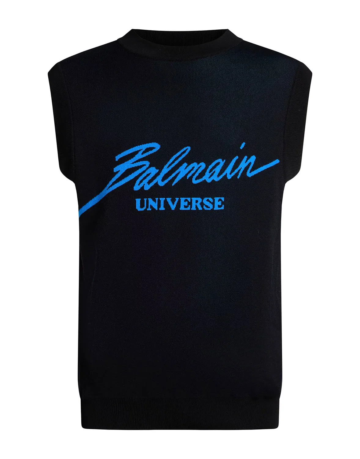 Мужской джемпер с логотипом Balmain, черный