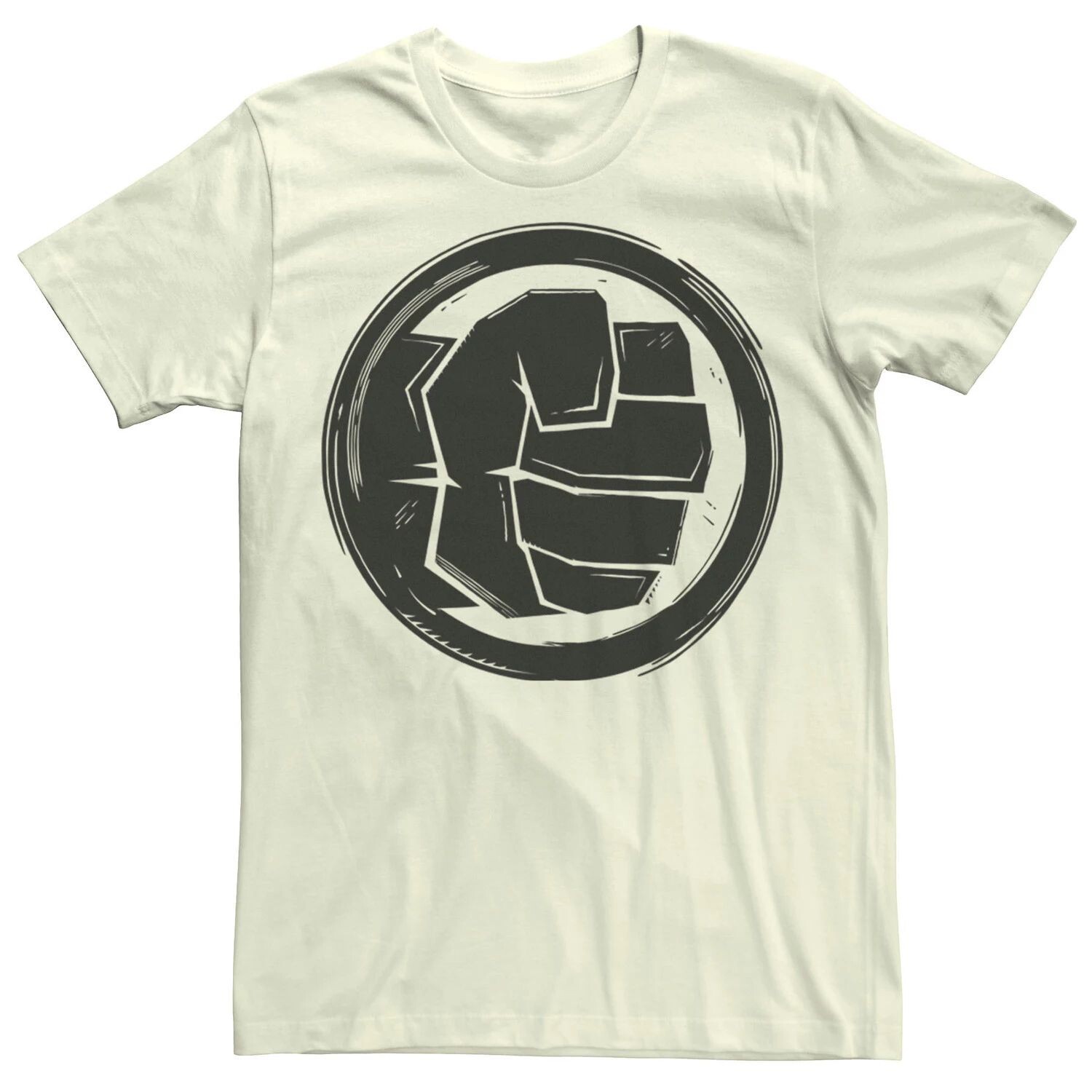 

Мужская футболка с логотипом Hulk Woodcut Fist Marvel, Серый, Мужская футболка с логотипом Hulk Woodcut Fist Marvel