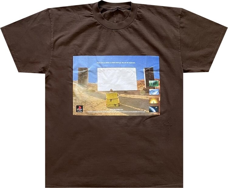 

Футболка Cactus Jack by Travis Scott Monolith Day T-Shirt 'Brown', коричневый