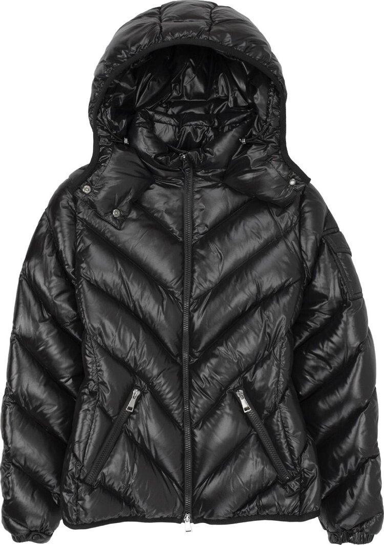 

Пуховик Moncler Brouel Shiny Puffer Jacket 'Black', черный